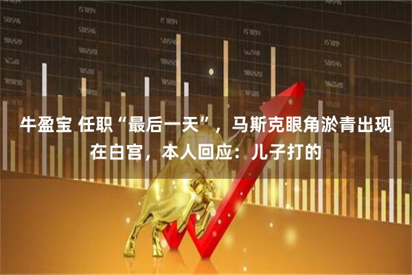 牛盈宝 任职“最后一天”，马斯克眼角淤青出现在白宫，本人回应：儿子打的